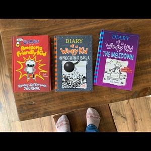 Set if 3 Diary if a Wimpy Kid books
